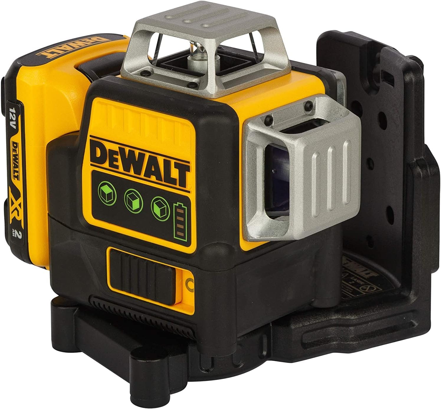 DEWALT DW089LG 12V MAX 3x360° Green Beam Line Laser – Self-Leveling Cross Line Laser με Μπαταρία XR 2.0Ah