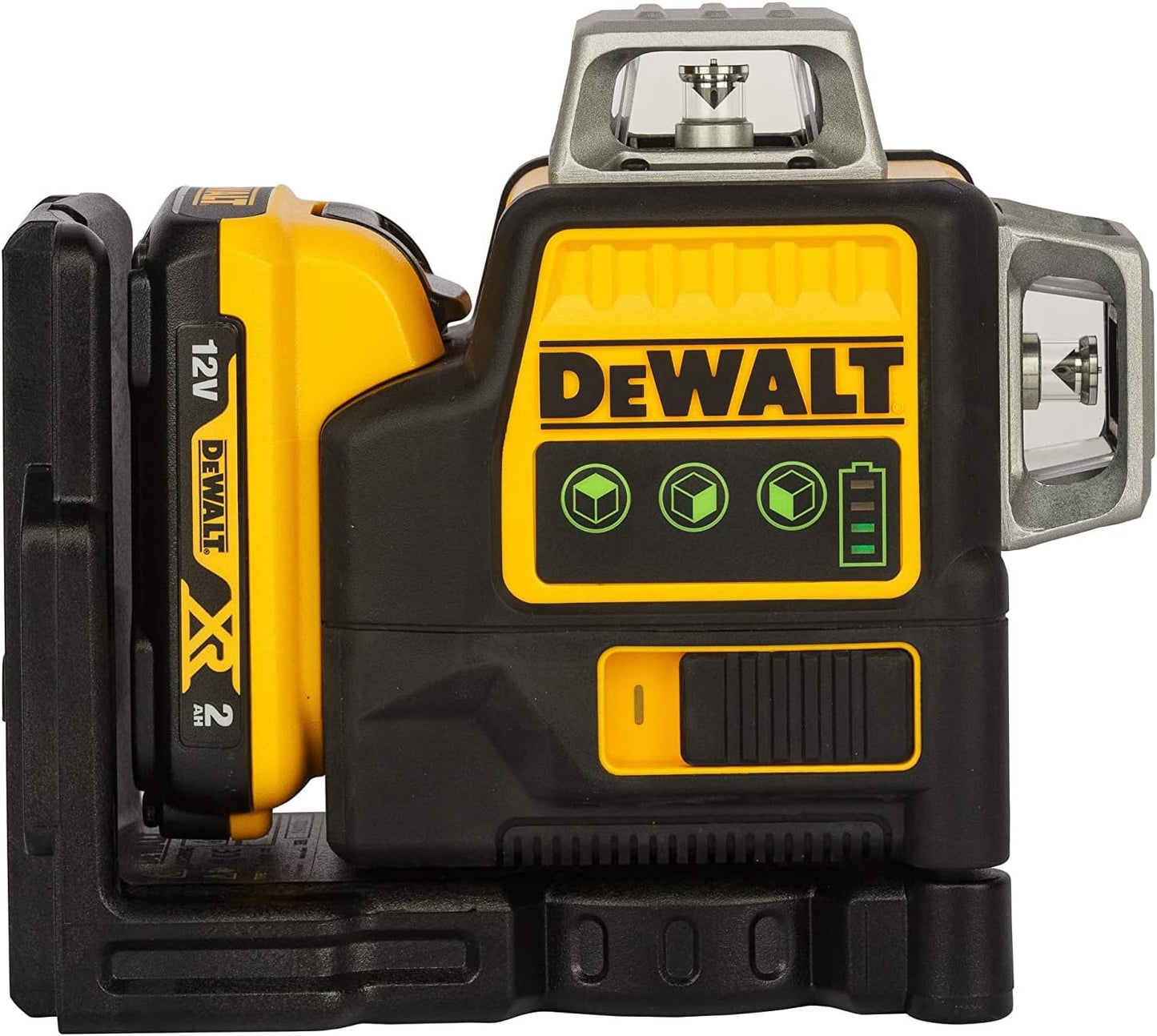 DEWALT DW089LG 12V MAX 3x360° Green Beam Line Laser – Self-Leveling Cross Line Laser με Μπαταρία XR 2.0Ah