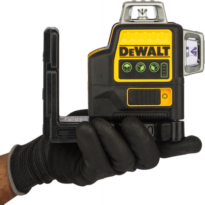 DEWALT DW089LG 12V MAX 3x360° Green Beam Line Laser – Self-Leveling Cross Line Laser με Μπαταρία XR 2.0Ah