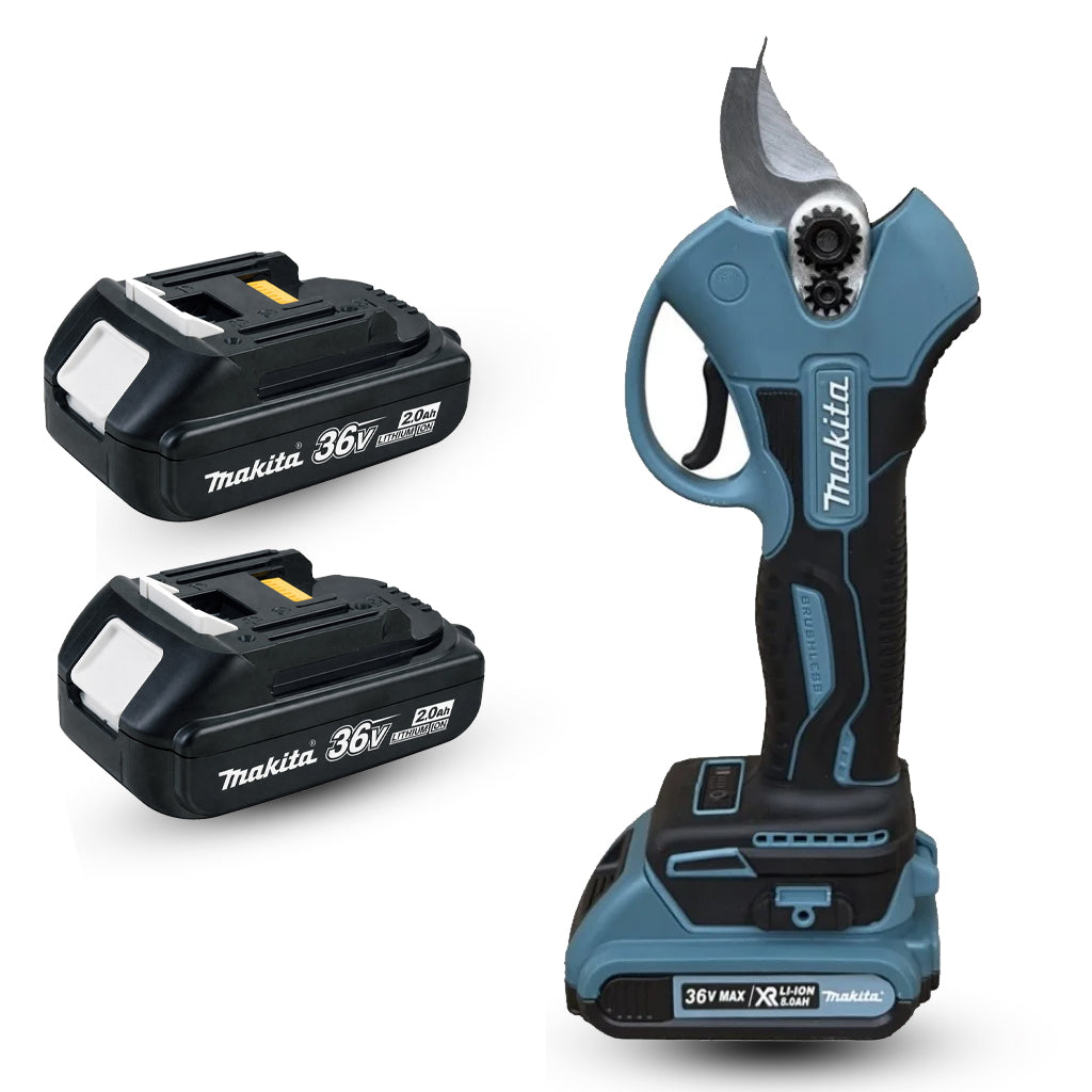 Makita 18V Ηλεκτρική Ψαλίδα Κλαδέματος Μπαταρίας 40mm 1000W– 2 Μπαταρίες & Βαλίτσα