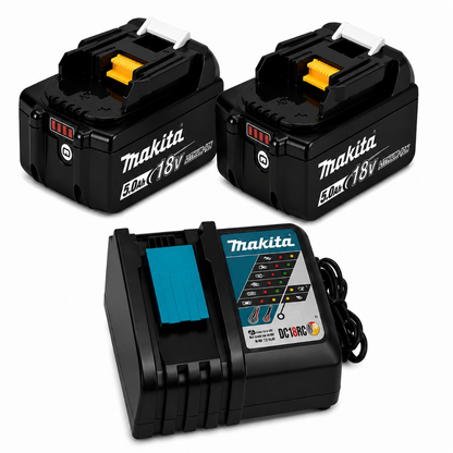 Makita Σετ Κήπου 18V 6 Τεμάχια – Φυσητήρας, Χορτοκοπτικό, Mini Αλυσοπρίονο & Ψαλίδα Κλαδέματος με 2 Μπαταρίες