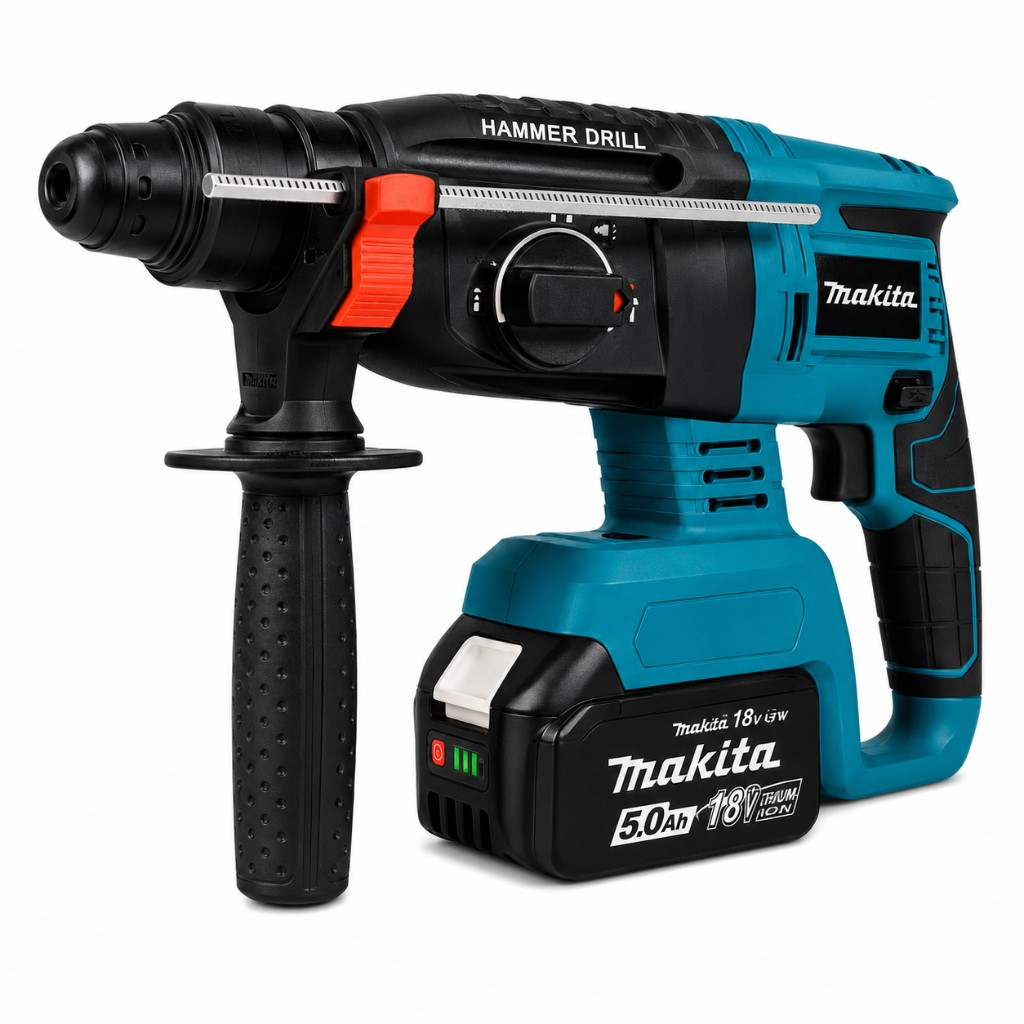 Makita Σετ Εργαλείων Μπαταρίας 36V 4 Τεμάχια Brushless Δραπανοκατσάβιδο Πιστολέτο Τροχός